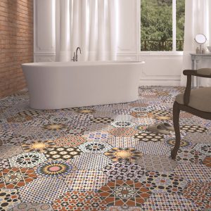 Floor tiles bathroom