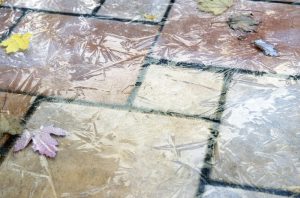 Outdoor tile in cold climates