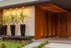 modern front wall tiles design